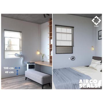 Fdbw Airco Raamafdichting met Hor - Wit, Verzenden, Nieuw