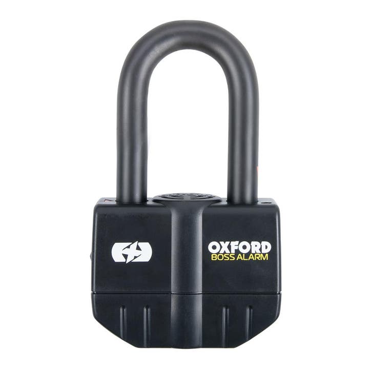 Oxford Boss Alarm Schijfremslot ART4 - Zwart, Motoren, Accessoires | Sloten, Verzenden