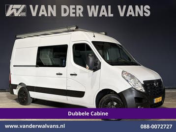 Opel Movano | 2.3 Turbo 146pk L2H2 Dubbele cabine Euro6, Gebruikt, Euro 6, Wit, Dealer onderhouden