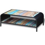 vidaXL Salontafel massief gerecycled hout, 100 tot 150 cm, Verzenden, Nieuw, Minder dan 50 cm