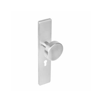 Intersteel Knop op rechthoekig schild profielcilindergat, Verzenden, Nieuw