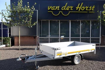 Plateauwagen 250x145 of 256x150cm aanhangwagen NIEUW, Nieuw