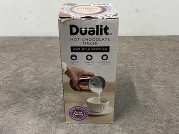 Veiling - Dualit chocolademelkmachine- en melkopschuimer, Gebruikt