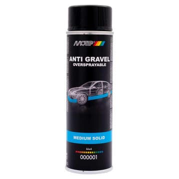 Motip anti-steenslag zwart 500 ML Medium Solid, Verzenden, Nieuw