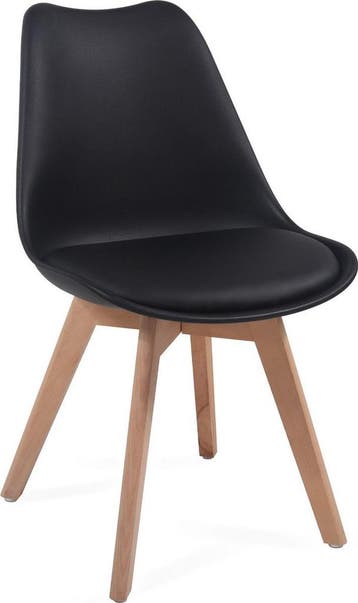 Eetkamerstoelen - Kuipstoelen - Zwart - Set van 2, Huis en Inrichting, Stoelen, Verzenden, Nieuw