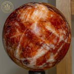 Red Fire Quartz Quality Sphere Bol - Hoogte: 10.7 cm -