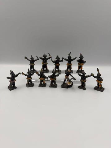 Themacollectie - Set van 12 metalen miniatuurfiguren van