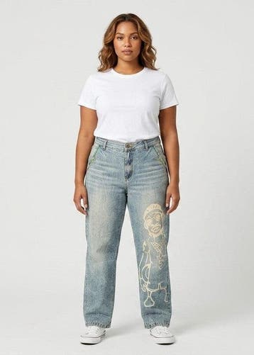 GOGO SPORTS Jeans Dames maat WW35 / L33 Blauw Vintage, Kleding | Dames, Ophalen of Verzenden, Nieuw