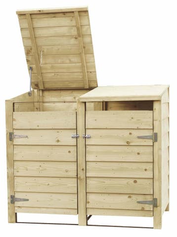 Containerkast Dubbel 152 x 129 x 89 cm, Tuin en Terras, Nieuw