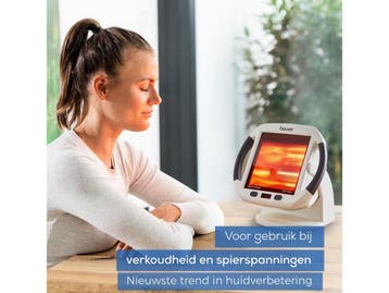 Beurer IL 50 - Infraroodlamp - 300 W met timer en keramisch, Verzenden, Nieuw