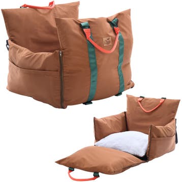 Luxe Honden autostoel  Royal+  Bruin Waterproof, Dieren en Toebehoren, Honden-accessoires, Ophalen of Verzenden, Nieuw