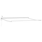 vidaXL Elektrisch uitschuifbaar zonnescherm frame Wit 5 x 3, Verzenden, Nieuw