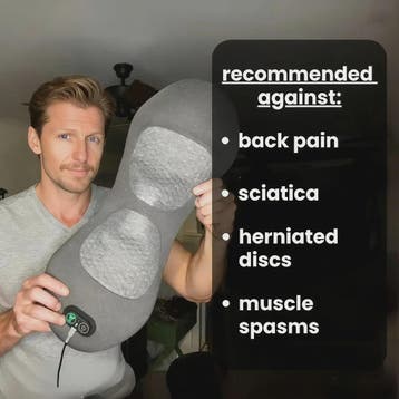 3-in-1 Rugmassager met Warmte & Vibratie voor Rugpijn Verlic, Verzenden, Nieuw