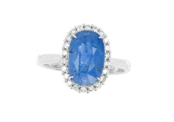 Zonder minimumprijs - Ring - 14 karaat Witgoud - 4.14ct. tw., Nieuw