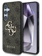 Guess Samsung Galaxy S25 Back Cover hoesje 4G PU Big Logo, Verzenden, Nieuw, Frontje of Cover