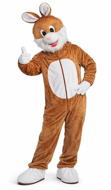 Konijnpak Mascotte Bruin, Diversen, Verzenden, Nieuw