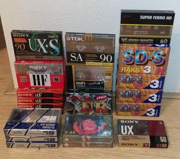 TDK , SONY , MAXELL , HEMA , RAKS , ROSE - Verzegelde, Nieuw