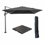 Garden Impressions Hawaii zweefparasol 300x300 cm carbon, Tuin en Terras, Verzenden, Nieuw