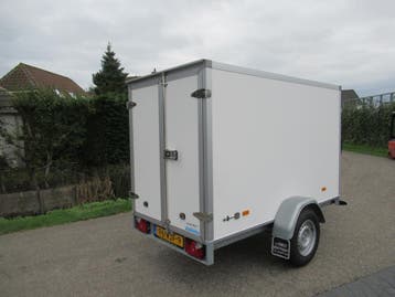 Hapert gesloten aanhangwagen 250x130x150 1350kg, Auto diversen, Ophalen, Zo goed als nieuw