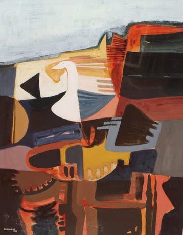 Ángel Baldovino (1929) - Friso en Macondo