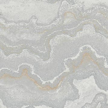 Profhome 396595-GU Grafisch behang marmerlook en metallic, Verzenden
