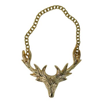 flessenketting hert champagne goud, Verzenden, Nieuw