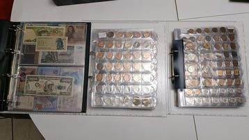 Wereld. Collection of coins 1856 à 2021 (Zonder