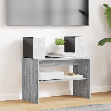 vidaXL TV-kast 60 x 30 x 40 cm Grijs Sonoma Bewerkt hout, Minder dan 50 cm, Verzenden, Nieuw, Minder dan 100 cm