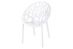 Siesta Crystal stapelbare tuinstoel - Wit, Tuin en Terras, Tuinstoelen, Verzenden, Nieuw, Overige materialen