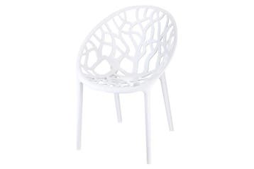 Siesta Crystal stapelbare tuinstoel - Wit, Verzenden, Nieuw, Overige materialen