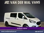 Ford Transit Custom | 2.0 TDCI 130pk L2H1 Dubbele Cabine, Gebruikt, Euro 6, Wit, Dealer onderhouden