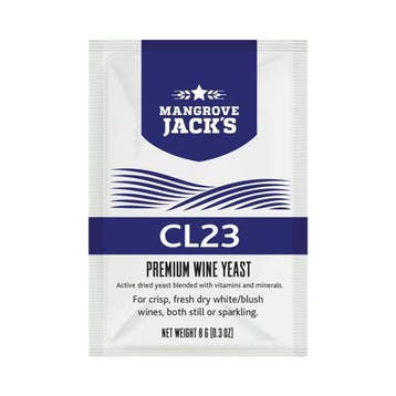 Mangrove Jacks - CL23 Cider-wijngist - 8 g (Wijn Gisten), Ophalen of Verzenden, Nieuw, Overige materialen, Overige typen