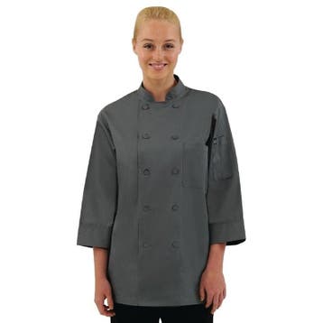 Chef Works unisex koksbuis grijs | Polyester/katoen, Verzenden, Nieuw in verpakking