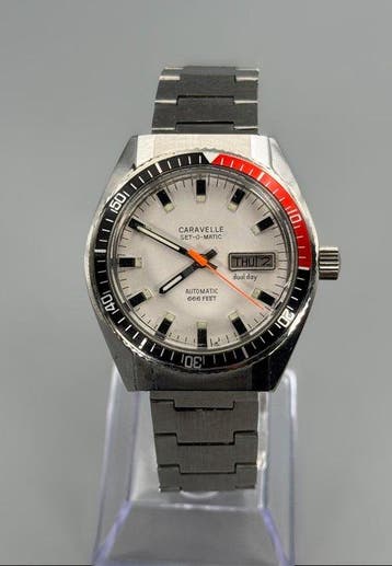 Caravelle by Bulova - Set-O-Matic 666 Feet – Automatic Pepsi, Sieraden, Tassen en Uiterlijk, Horloges | Heren, Nieuw