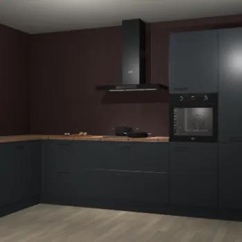 Onyxgrijze keuken Nuuk 65640, Verzenden, Nieuw