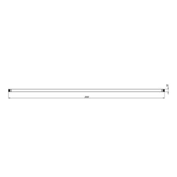 10× FORTEX FX31-L300 enkele truss buis lengte 300 cm zwart, Verzenden, Nieuw