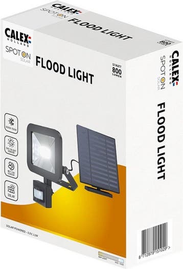 OP=OP Calex Solar Bouwlamp met los zonnepaneel | op zonne..., Huis en Inrichting, Ophalen of Verzenden, Nieuw