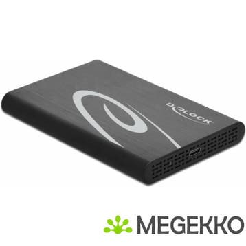 Delock 42610 externe behuizing voor 2,5  SATA HDD/SSD met, Computers en Software, Computerbehuizingen, Verzenden, Nieuw