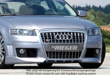 Rieger voorbumper R-Frame | geschikt voor Audi A3 8P 2003-20, Verzenden, Nieuw, Audi