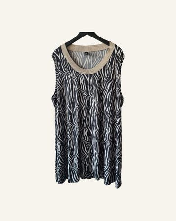 Yoek tuniek – maat 56/58 – Tweedehands, Kleding | Dames, Blouses en Tunieken, Zwart, Maat 46/48 (XL) of groter, Yoek , Ophalen of Verzenden