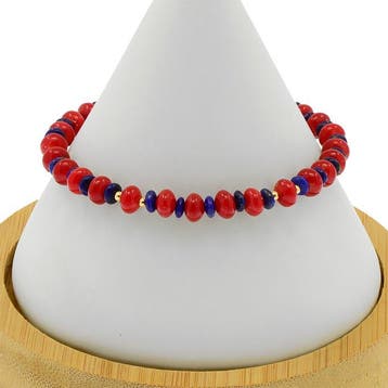 Koraal - Zilver - Armband