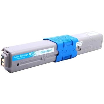 Huismerk OKI C301dn / C321dn toner 44973535 cyaan, Verzenden, Nieuw, Huismerk