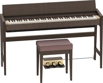 Roland Kiyola KF-25 Smoked Oak digitale piano, Nieuw, Bruin, Piano