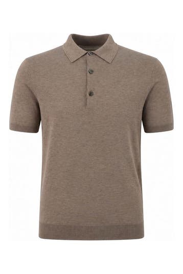 Profuomo Polo in maat L Beige, Verzenden, Zo goed als nieuw, Overige kleuren, Profuomo