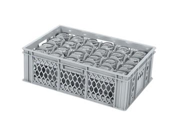 BASIC glazenkrat - 600 x 400 x H 198 mm voor 24 glazen -, Ophalen of Verzenden, Nieuw