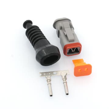 Female Deutsch-DT 2-pins connector + Rubber, Auto-onderdelen, Ophalen of Verzenden, Nieuw