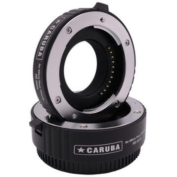 Caruba Tussenringen set voor Micro 4/3 Chroom (versie II), Ophalen of Verzenden, Nieuw, Overige typen