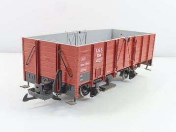 LGB G - 4021 - Modeltrein goederenwagon (1) - 2-assige hoge, Nieuw