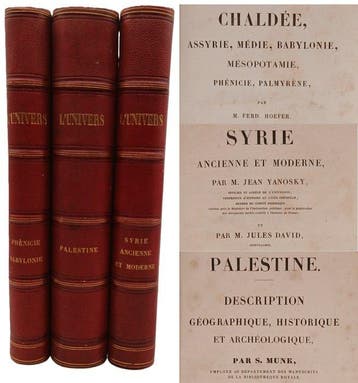 Ferd. Hoefer; Jean Yanosky; Jules David; S. Munk. - Moyen, Antiek en Kunst