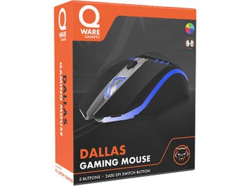 Qware -  Gaming-muis Dallas, Muis, Verzenden, Nieuw, Bedraad
